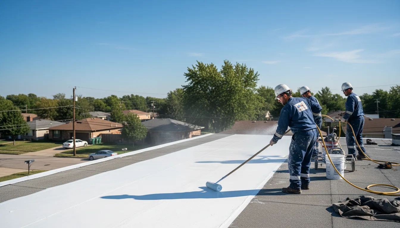 Commercial roof coating in Warm Springs, VA near me